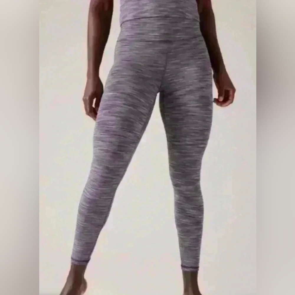 NWT Athleta Transcend Textured 7/8 Tight Legging XL - Picture 1 of 7